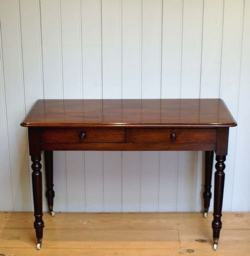 Mid 19th Century Solid Mahogany Side Table